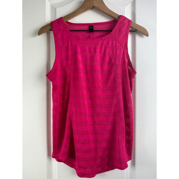 90 Degree by Reflex Women's Dark Pink Stripe Athletic Tank Top Size S Small - Picture 1 of 9